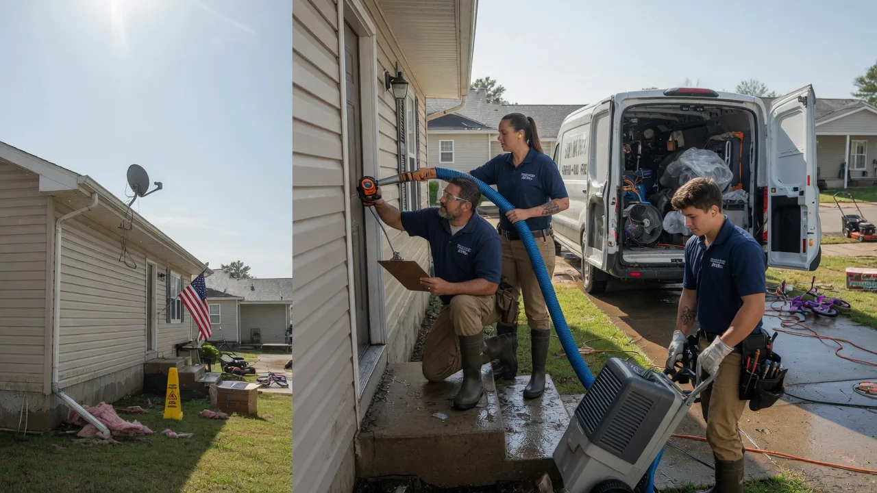 Ceiling Water Damage Restoration in Francis Creek, WI near me